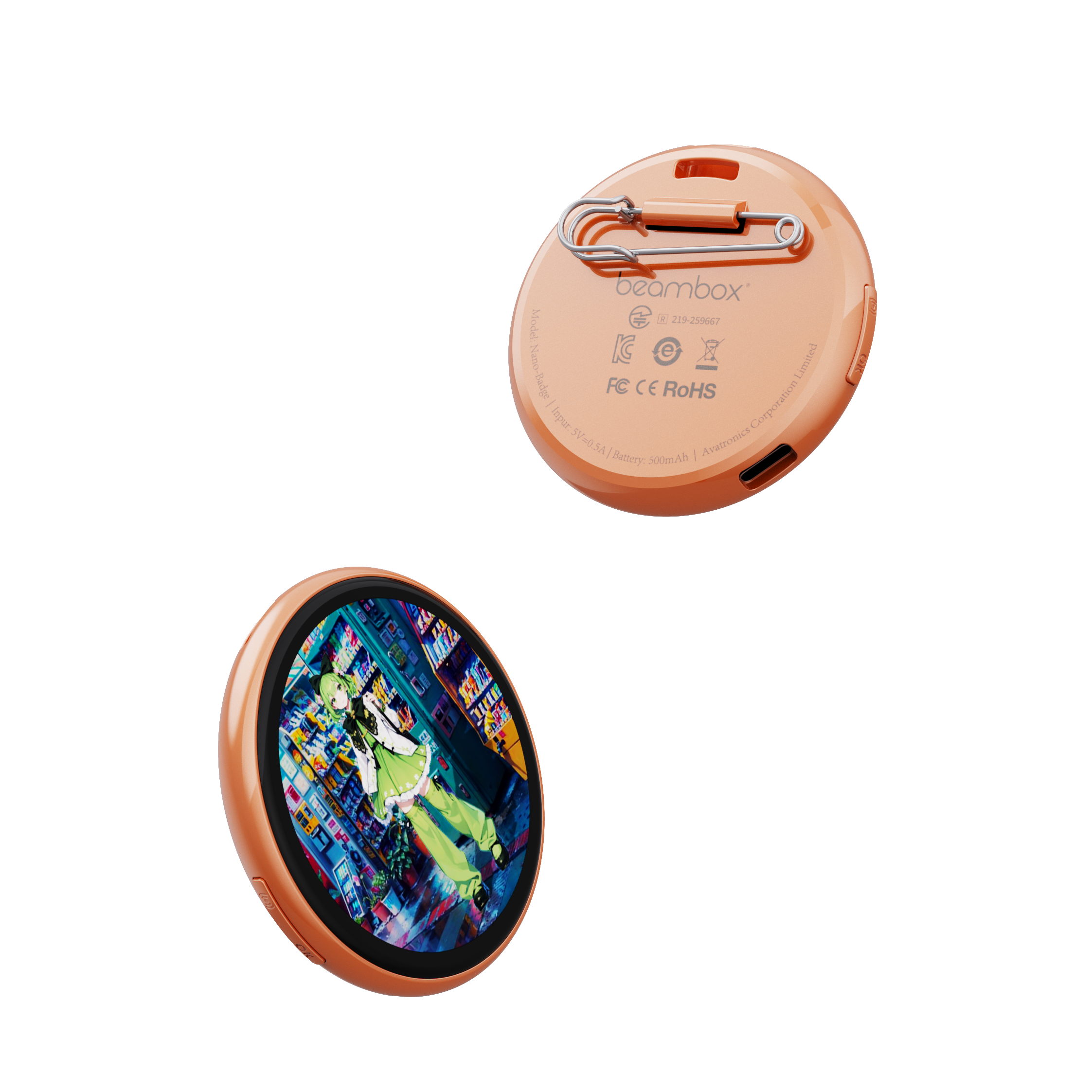 Touchscreen AI Beambox E-badge Nano